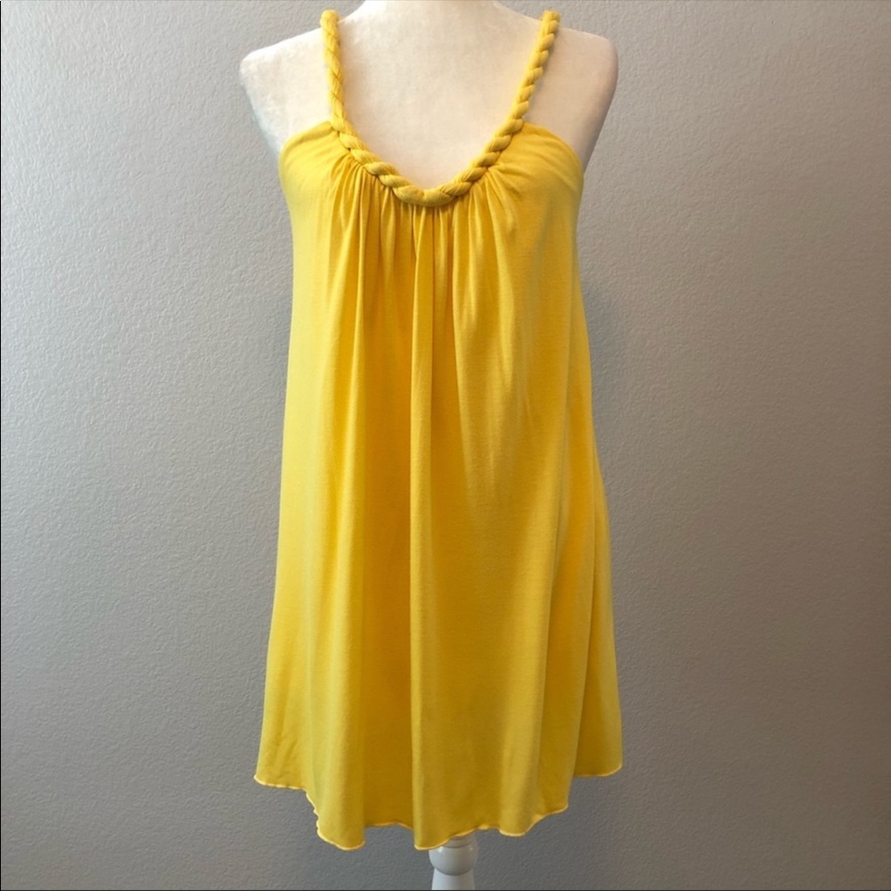 Braided Scoop Neck Swim Cover up Dress